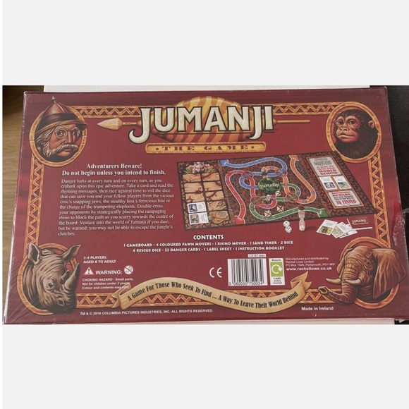 🐒 JUMANJI FAMILY BOARD GAME 🐒 - Picture 4 of 6